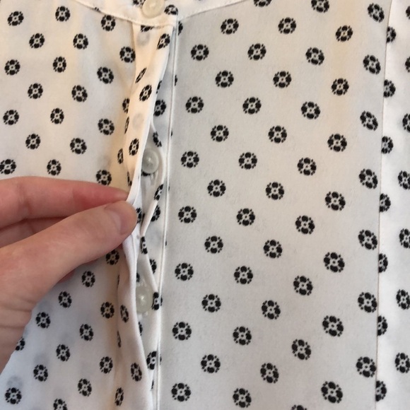 White & Black Loft Top - Picture 4 of 6